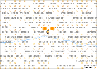 map of Mühlham
