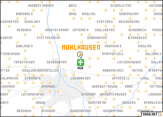 map of Mühlhausen