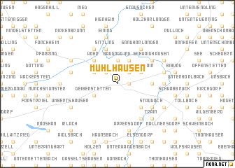 map of Mühlhausen