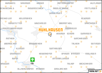 map of Mühlhausen