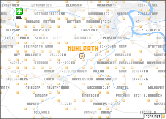 map of Mühlrath