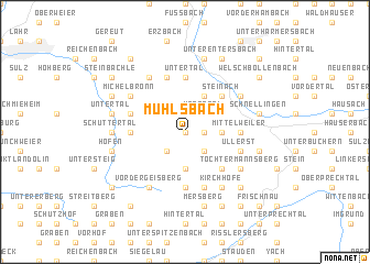 map of Mühlsbach