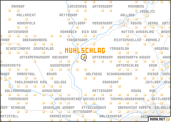 map of Mühlschlag