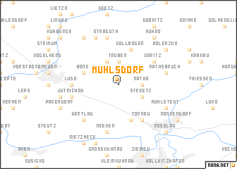 map of Mühlsdorf