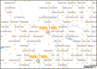 map of Mühlthal