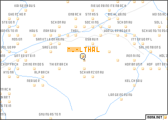 map of Mühlthal