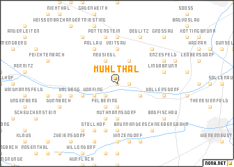 map of Mühlthal