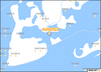 map of Muhongo