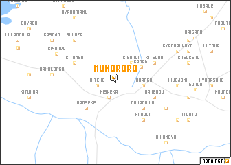 map of Muhororo