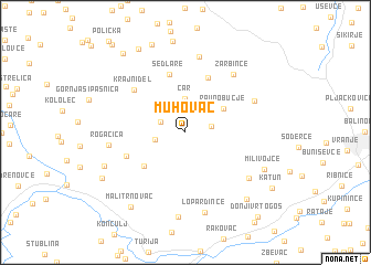 map of Muhovac