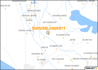 map of Muḩsin al Khurayţ