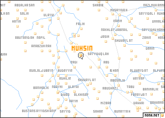 map of Muḩsin