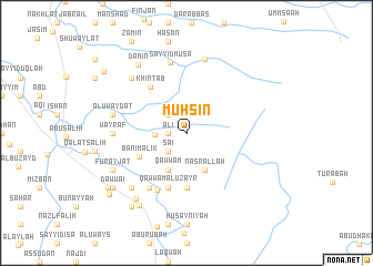 map of Muḩsin