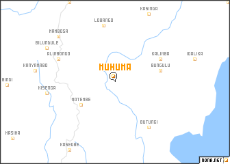 map of Muhuma