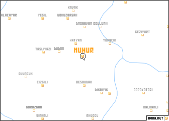 map of Mühür