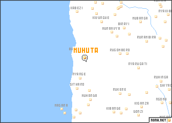 map of Muhuta