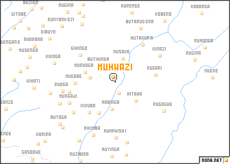 map of Muhwazi