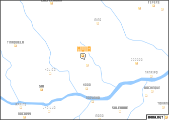 map of Muía
