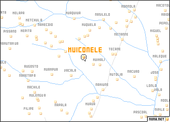 map of Muïconele