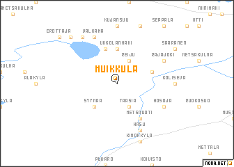 map of Muikkula