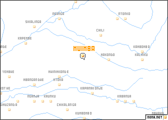 map of Muimba