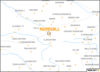 map of Muine Gall