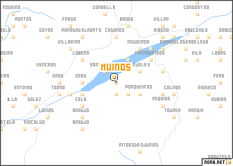 map of Muiños