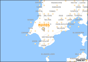 map of Muiños