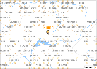 map of Muiño