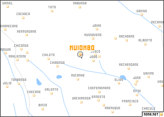 map of Muiombo