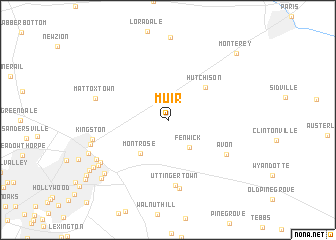map of Muir