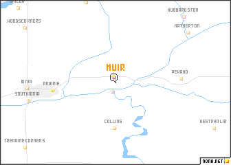 map of Muir