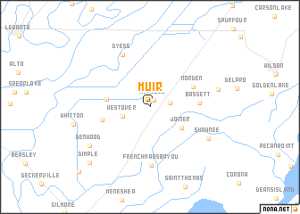 map of Muir