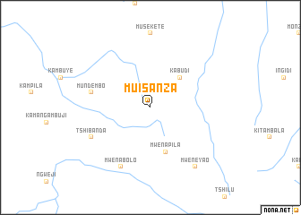 map of Muisanza