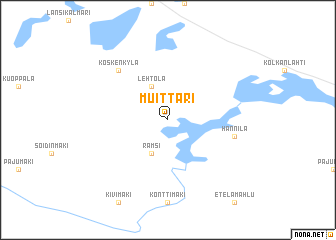map of Muittari
