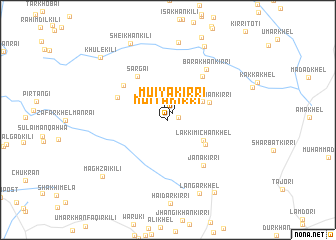 map of Muiya Kirri