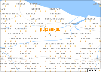 map of Muizenhol