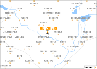 map of Muižnieki