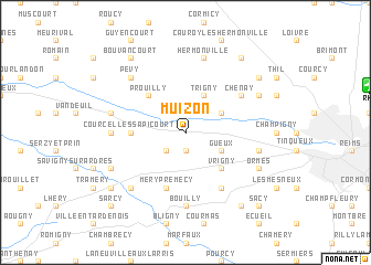 map of Muizon