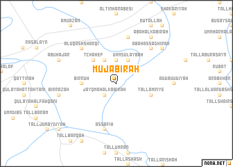 map of Mujābirah