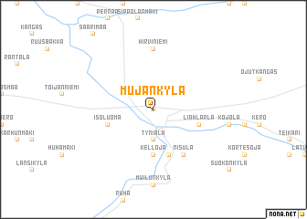 map of Mujankylä