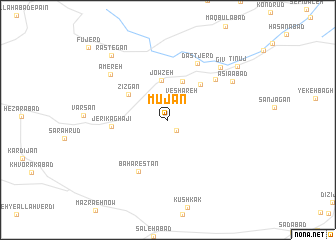 map of Mūjān