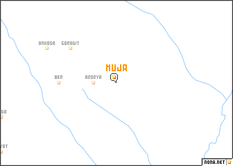 map of Muja