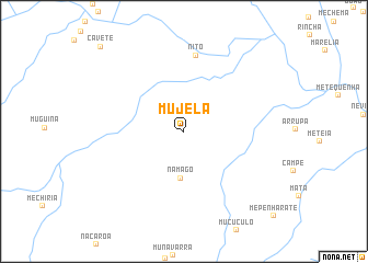 map of Mujela