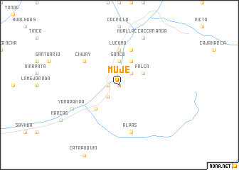 map of Muje