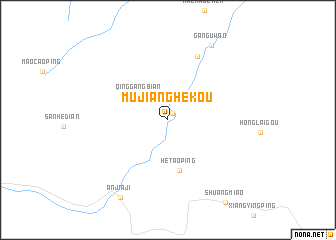 map of Mujianghekou