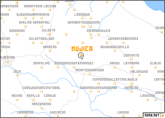 map of Mujica