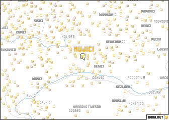 map of Mujići