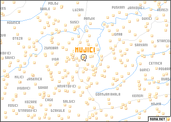 map of Mujići