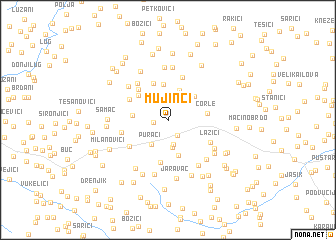 map of Mujinci